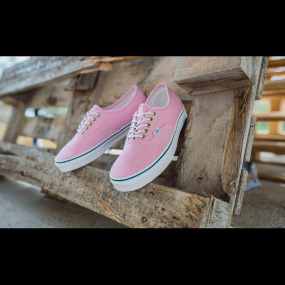 vans recycled shoes pink
